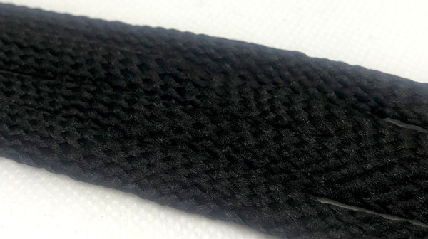 Flat Solid Shoelaces - Black