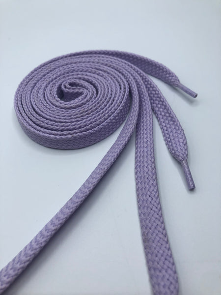 Flat Solid Shoelaces - Violet