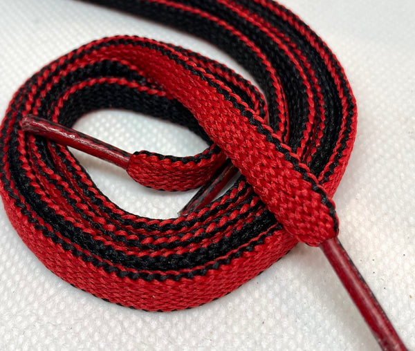 Two Sided Shoelaces - Red and Black