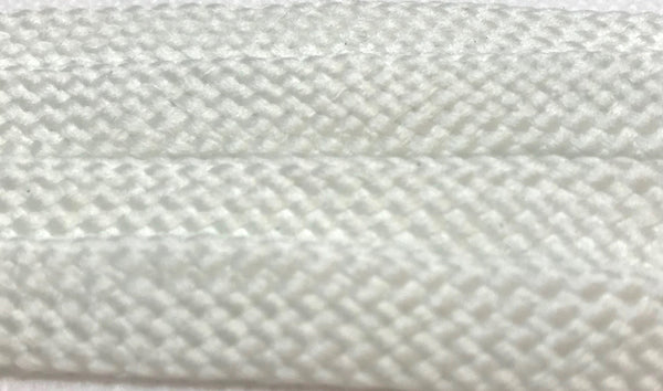 Flat Glow in the Dark Shoelaces - White
