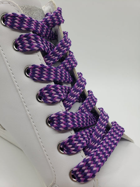 Mid Width Shoelaces - Purples