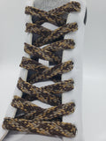 Flat Camo Shoelaces - Brown