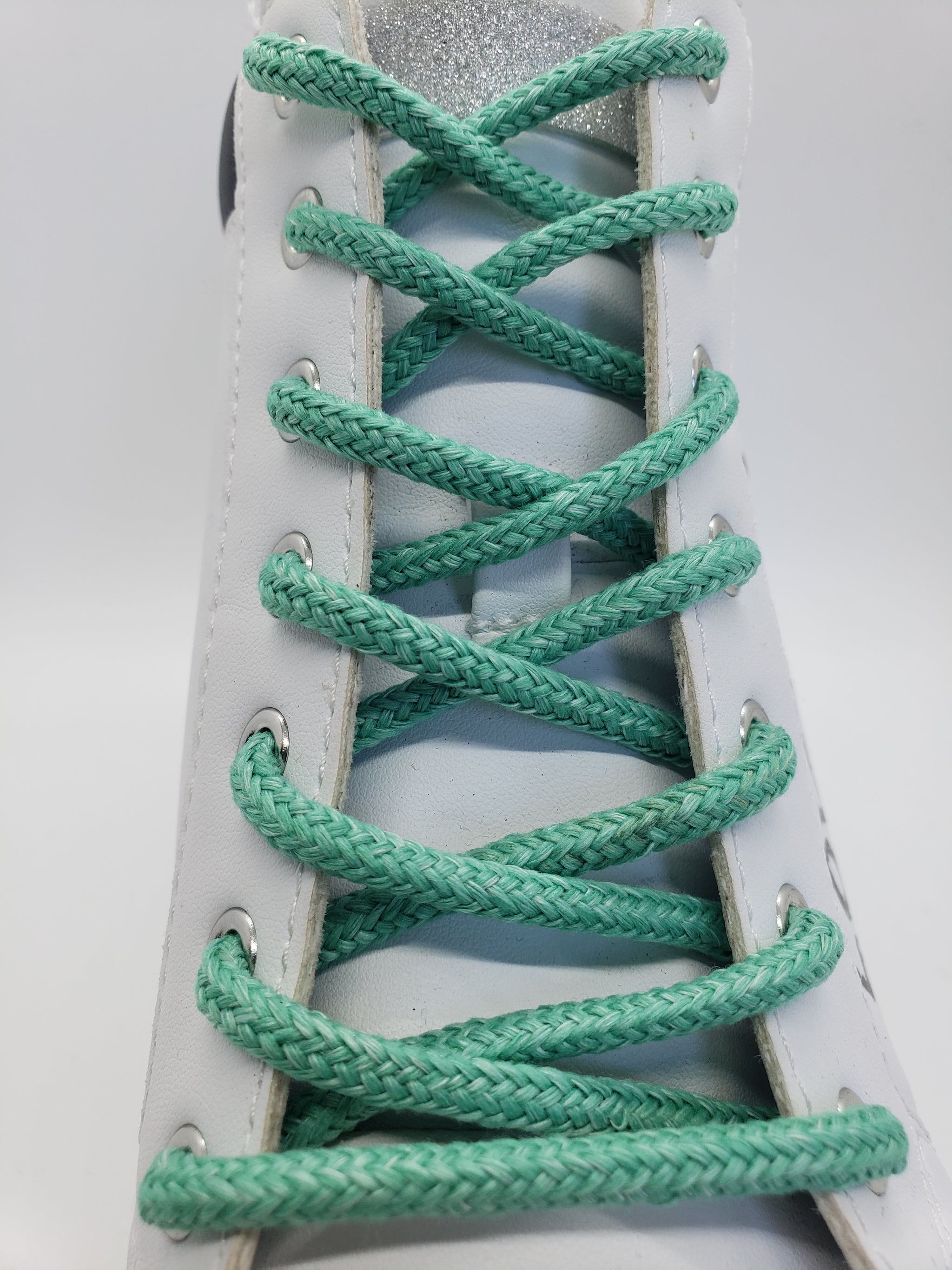 Mint green shoe laces online