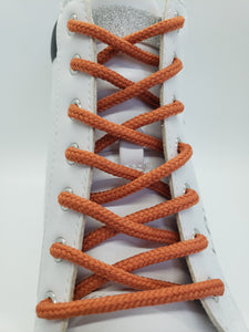 Round Solid Shoelaces - Coral