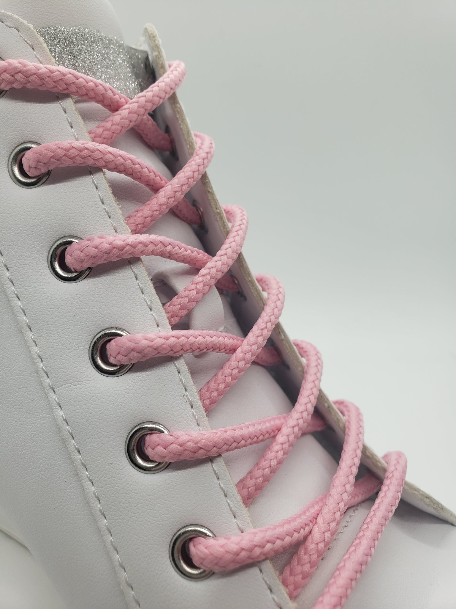 pink dress shoe laces Round Dress Shoelaces