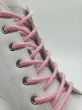 Round Solid Shoelaces - Pink