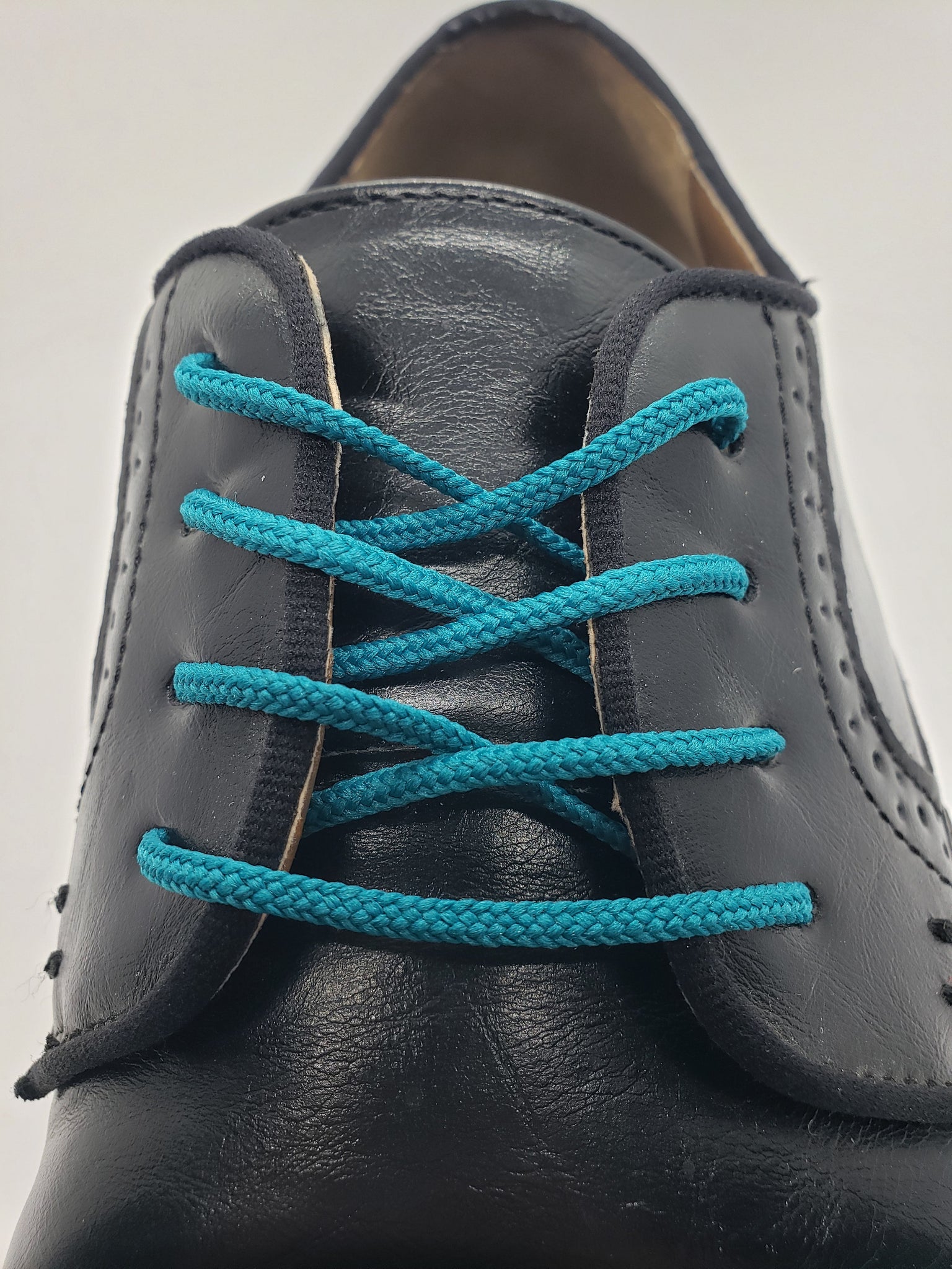 Round Dress Shoelaces - Teal