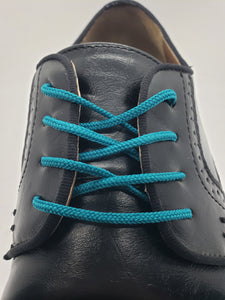 Round Dress Shoelaces - Teal