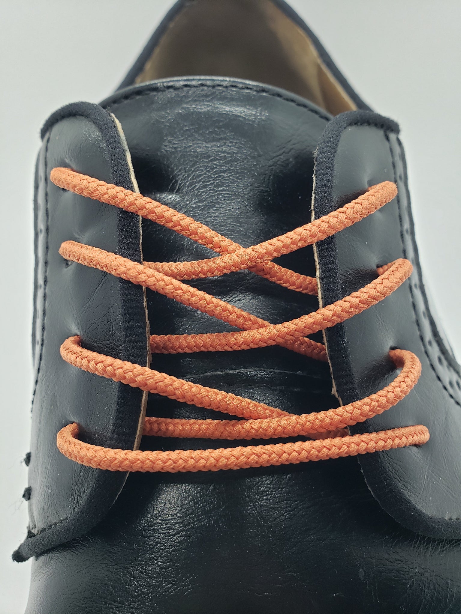 Round Dress Shoelaces - Coral