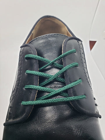 Round Dress Shoelaces - Forest Green