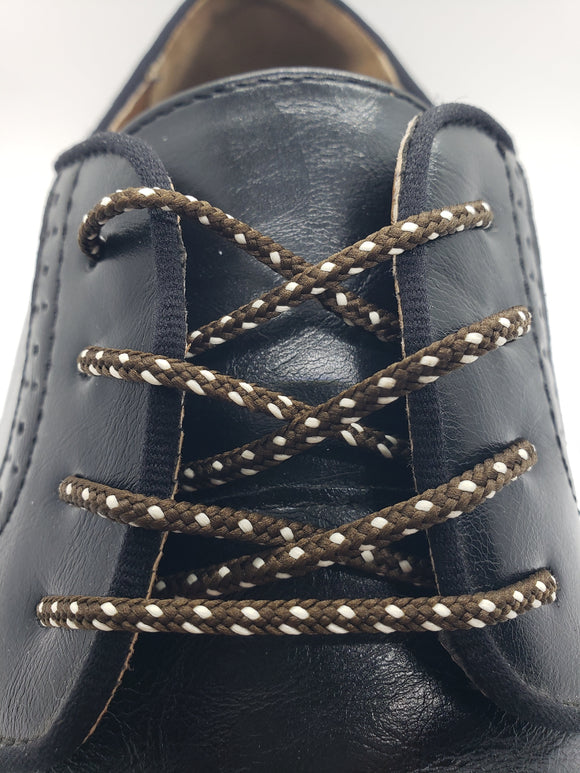 brown dress shoelaces Round Dress Shoelaces
