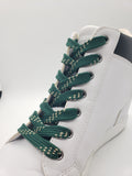 Premium Sport Laces - Forest Green with Tan Accents