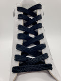 Flat Solid Shoelaces - Black