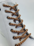 Round Autumn Shoelaces - Sorrel, Copper and Toast
