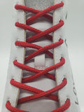 Round Solid Shoelaces - Red