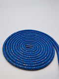 Round Sparkle Shoelaces - Electric Blue