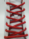 Round Sparkle Shoelaces - Red