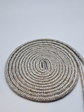 Round Sparkle Shoelaces - Silver