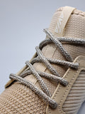 Round Sparkle Shoelaces - Silver