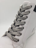 Premium Sport Laces - Gray with Black Accents
