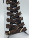 Premium Sport Laces - Brown with Tan Accents