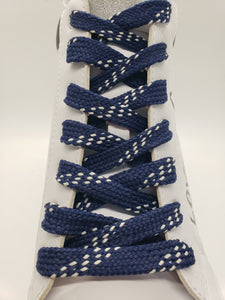 Premium Sport Laces - Navy with Cream Accents