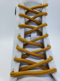 Round Solid Shoelaces - Gold