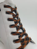 Flat Dress Shoelaces - Black and Copper