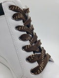 Premium Sport Laces - Brown with Tan Accents