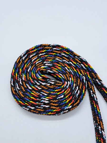 Flat Pride Shoelaces - LGBTQ+ Flag Colors