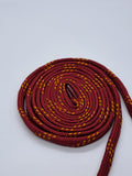 Premium Sport Laces - Crimson with Gold Accents