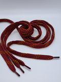 Premium Sport Laces - Crimson with Gold Accents