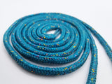 Round Sparkle Shoelaces - Teal
