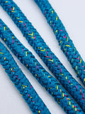 Round Sparkle Shoelaces - Teal