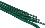 Round Solid Shoelaces - Kelly Green