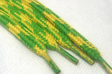 Hybrid Shoelaces - Lime Green and Yellow