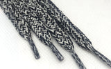 Hybrid Tweed Shoelaces - Black and White