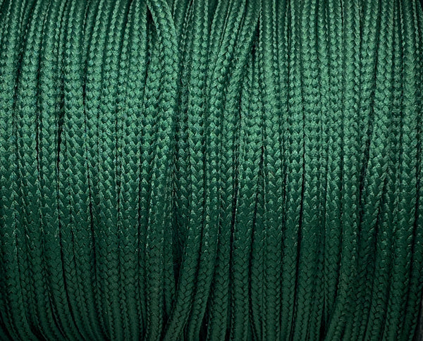 Round Solid Shoelaces - Kelly Green