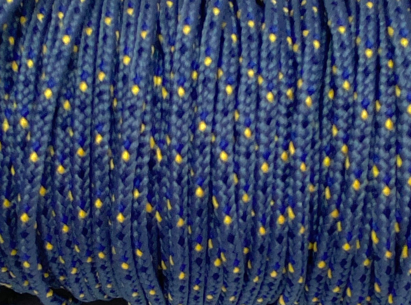 Round Dress Shoelaces - Denim Blue with Navy and Gold Flecks Round Dress Shoelaces - Denim Blue with Navy and Gold Flecks