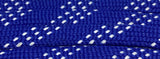 Premium Sport Laces - Royal Blue with White  Accents