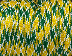 Premium Sport Laces - Gold, Green and White