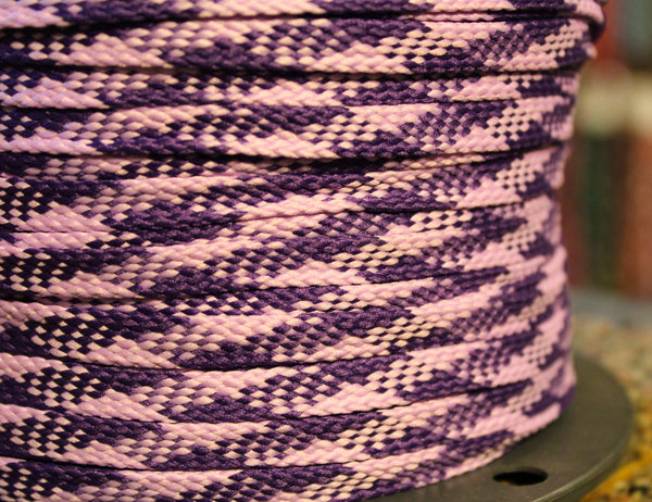 Flat Argyle Shoelaces - Pink and Purple