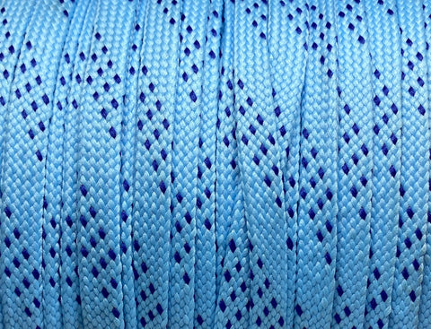 Premium Sport Laces - Light Blue with Royal Blue Accents
