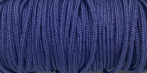 Round Dress Shoelaces - Navy Blue