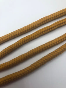 Round Solid Shoelaces - Gold
