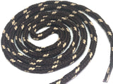 Round Classic Shoelaces - Brown with Toast Accents