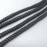 Hybrid Chevron Shoelaces - Gray and Black