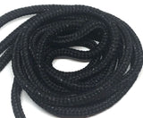 Round Sparkle Shoelaces - Black