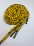 Premium Sport Laces - Yellow with Black Accents
