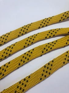 Premium Sport Laces - Yellow with Black Accents